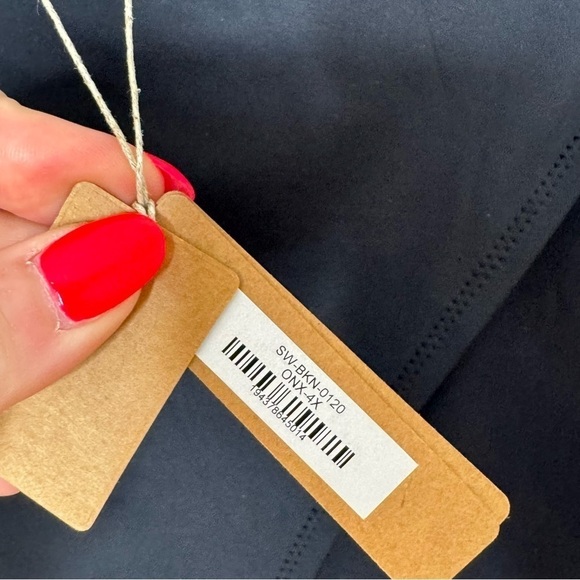 NWT SKIMS Recycle Swim Bikini Bottom Black 4X - Picture 4 of 5